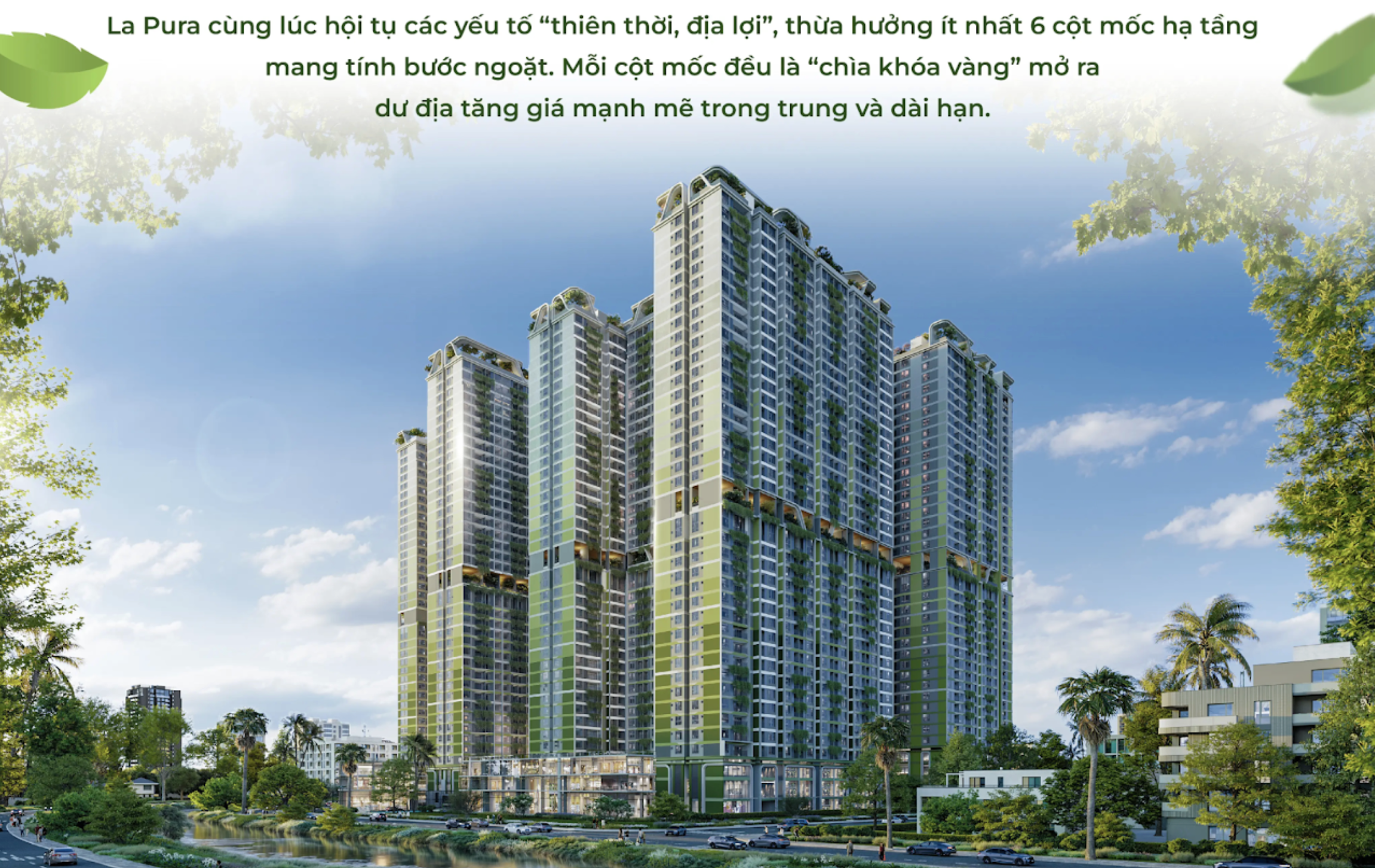 tổng thể mặt bằng La Pura